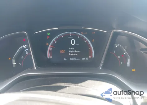 2019 Honda Civic Sport из США, поврежденный, VIN 2HGFC2F83KH567345